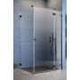 Radaway Essenza Pro Black KDJ drzwi prysznicowe 90 cm prawe czarny mat/szkło przezroczyste 10097090-54-01R zdj.1