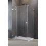 Radaway Essenza Pro KDJ drzwi prysznicowe 120 cm lewe nikiel szczotkowany/szkło przezroczyste 10097120-91-01L zdj.1