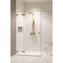 Radaway Essenza Pro Brushed Gold KDJ drzwi prysznicowe 120 cm lewe złoty szczotkowany/szkło przezroczyste 10097120-99-01L zdj.1