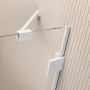 Radaway Essenza Pro DWJ drzwi prysznicowe 100 cm uchylne biały mat/szkło przezroczyste 10099100-04-01L zdj.6