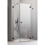 Radaway Essenza Pro Black PTJ drzwi prysznicowe prawe czarny mat/szkło przezroczyste 10100000-54-01R zdj.1