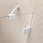 Radaway Essenza Pro White Walk-In ścianka prysznicowa 150 cm wolnostojąca biały mat/szkło przezroczyste 10103150-04-01 zdj.3