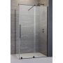 Radaway Furo Black KDJ drzwi prysznicowe 62,2 cm prawe czarny mat/szkło przezroczyste 10104622-54-01R zdj.1
