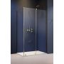 Radaway Furo KDJ drzwi prysznicowe 62,2 cm prawe złoty szczotkowany/szkło przezroczyste 10104622-99-01R zdj.1