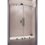 Radaway Furo DWD drzwi prysznicowe 43,8 cm czarny mat/szkło przezroczyste 10108438-54-01 zdj.1