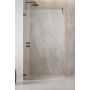 Radaway Essenza Pro 8 Brushed GunMetal Walk-in II ścianka prysznicowa 110 cm gunmetal szczotkowany/szkło przezroczyste 1012110-92-01 zdj.1