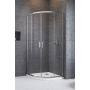 Radaway Premium Pro PDD komplet ścianek 80L x 90R chrom połysk/szkło przezroczyste 1013400-01-01 zdj.1