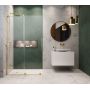 Radaway Furo SL Gold Walk-In drzwi prysznicowe 100 cm lewe złoty połysk/szkło przezroczyste 10306538-09-01L/10110494-01-01 zdj.3