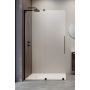 Radaway Furo SL Black Walk-In drzwi prysznicowe 100 cm lewe czarny mat/szkło przezroczyste 10306538-54-01L/10110494-01-01 zdj.1