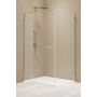Radaway Arta KDJ II drzwi prysznicowe 140 cm ze ścianką stałą prawe chrom+/szkło przezroczyste 386457-03-01R/1386046-03-01R zdj.4