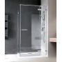 Radaway Euphoria KDJ drzwi prysznicowe ze ścianką stałą 80 cm prawe chrom/szkło przezroczyste 383512-01R/383241-01R zdj.3
