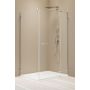 Radaway Arta KDJ II drzwi prysznicowe 140 cm ze ścianką stałą prawe chrom+/szkło przezroczyste 386457-03-01R/1386046-03-01R zdj.2