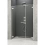 Radaway Arta DWS drzwi prysznicowe 120 cm ze ścianką stałą lewe chrom+/szkło przezroczyste 386828-03-01L/386091-03-01L zdj.1