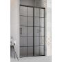 Radaway Idea Black DWJ drzwi prysznicowe 130 cm wnękowe prawe czarny mat /szkło Factory 387017-54-55R zdj.1