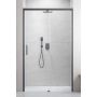 Radaway Idea Brushed GunMetal DWJ drzwi prysznicowe 160 cm rozsuwane GunMetal szczotkowany/szkło przezroczyste 387020-92-01R zdj.1