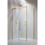 Radaway Idea Brushed Gold S1 ścianka prysznicowa 80 cm złoty szczotkowany/szkło przezroczyste 387051-99-01R zdj.1