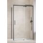 Radaway Idea KDJ drzwi prysznicowe 120 cm prawe Brushed GunMetal/szkło przezroczyste 387042-92-01R zdj.1