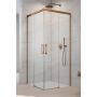 Radaway Idea KDD drzwi prysznicowe 100 cm rozsuwane miedź szczotkowany/szkło przezroczyste 387062-93-01R zdj.1
