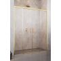 Radaway Idea DWD drzwi prysznicowe 170 cm wnękowe dwuskrzydłowe złote/szkło przezroczyste 387127-09-01 zdj.1
