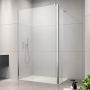 Radaway Eos Walk-In ścianka prysznicowa 100 cm lewa chrom/szkło przezroczyste 13799502-01L zdj.4