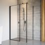 Radaway Nes Black KDS I drzwi prysznicowe 120 cm prawe czarny mat/szkło przezroczyste 10023120-54-01R zdj.4