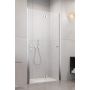 Radaway Eos DWB drzwi prysznicowe 80 cm wnękowe lewe chrom/szkło przezroczyste 137813-01-01L zdj.1