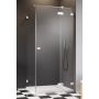 Radaway Essenza Pro White KDJ drzwi prysznicowe 80 cm prawe biały mat/szkło przezroczyste 10097080-04-01R zdj.1