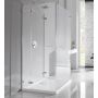 Radaway Euphoria KDJ P drzwi prysznicowe 90 cm lewe chrom/szkło przezroczyste 383612-01L/383241-01L zdj.1