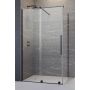 Radaway Furo Black KDJ drzwi prysznicowe 47,2 cm lewe czarny mat/szkło przezroczyste 10104472-54-01L zdj.1