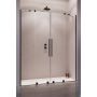 Radaway Furo Black DWD drzwi prysznicowe 53,8 cm czarny mat/szkło przezroczyste 10108538-54-01 zdj.1