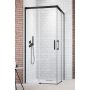 Radaway Idea Black KDD drzwi prysznicowe 70 cm prawe czarny mat/szkło przezroczyste 387065-54-01R zdj.1