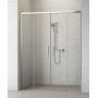 Radaway Idea DWD drzwi prysznicowe 180 cm wnękowe dwuskrzydłowe chrom/szkło przezroczyste 387128-01-01 zdj.1