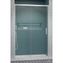 Radaway Idea White DWJ drzwi prysznicowe 140 cm wnękowe lewe biały mat/szkło przezroczyste 387018-04-01L zdj.1