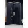 Radaway Idea White KDD drzwi prysznicowe 90 cm lewe biały mat/szkło przezroczyste 387060-04-01L zdj.1
