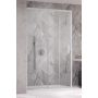 Radaway Idea White KDJ drzwi prysznicowe 110 cm lewe biały mat/szkło przezroczyste 387041-04-01L zdj.1