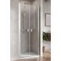 Radaway Nes DWD I drzwi prysznicowe dwuczęściowe 120 cm wnękowe chrom/szkło przezroczyste 10027120-01-01 zdj.1