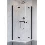 Radaway Nes 8 KDD B drzwi prysznicowe 80 cm prawe czarny mat/szkło przezroczyste 10074080-54-01R zdj.1