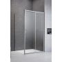 Radaway Premium Pro KDJ drzwi prysznicowe 120 cm rozsuwane chrom połysk/szkło przezroczyste 1015120-01-01R zdj.1