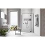 Radaway Essenza New Black KDJ drzwi prysznicowe 110 cm prawe czarny mat/szkło przezroczyste 1385041-54-01R zdj.1