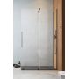 Radaway Furo Walk-In drzwi prysznicowe 83,8 cm rozsuwane gunmetal szczotkowany/szkło przezroczyste 10106838-92-01L zdj.1