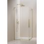 Radaway Furo SL Brushed Light Gold KDD kabina prysznicowa część lewa 90x90 cm kwadratowa złoty szczotkowany/szkło przezroczyste 10305090-98-01L zdj.1