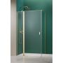 Radaway Nes Brushed Light Gold KDJ drzwi prysznicowe 100 cm uchylne złoty szczotkowany/szkło przezroczyste 10032100-98-01L zdj.1