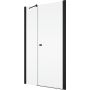 SanSwiss Solino drzwi prysznicowe 110 cm czarny mat/szkło przezroczyste SOL3111000607 zdj.1