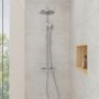 Duravit Shower Systems zestaw prysznicowy ścienny termostatyczny chrom TH4282008010 zdj.10