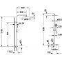 Duravit B.2 zestaw prysznicowy ścienny termostatyczny chrom B24280008 zdj.2
