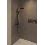 Duravit Shower Systems zestaw prysznicowy ścienny termostatyczny czarny mat TH4282008046 zdj.6