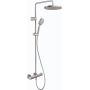 Duravit Shower Systems zestaw prysznicowy ścienny termostatyczny stal nierdzewna szczotkowana TH4282008070 zdj.1