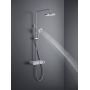 Duravit Shower Systems zestaw prysznicowy ścienny termostatyczny MinusFlow chrom biały połysk TH4382008005 zdj.7