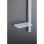 Duravit drążek prysznicowy 81 cm z półką chrom/biały błyszczący UV0600015005 zdj.3