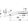 Duravit MinusFlow słuchawka prysznicowa stal UV0652017070 zdj.2